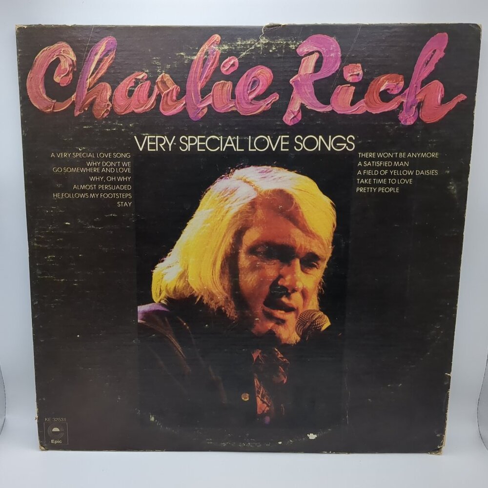 Charlie Rich Very Special Love Songs Vintage LP/Vinyl